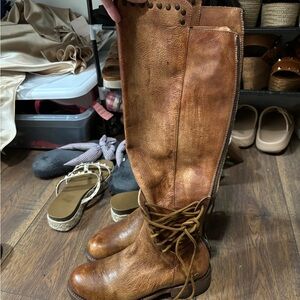 Bedstu loxley lace up boot tan